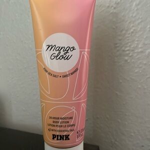 PINK mango glow body lotion smells sweet and perfect for summer